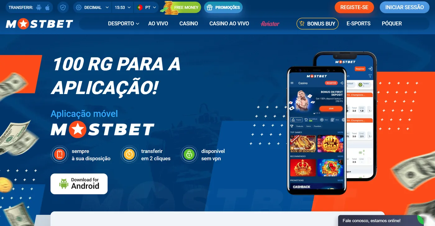 Mostbet app e versão móvel do casino
