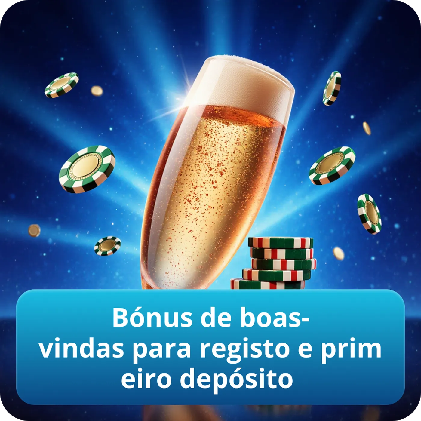 Bónus de boas-vindas para registo e primeiro depósito